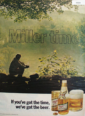 Miller High Life Beer 1972 Ad