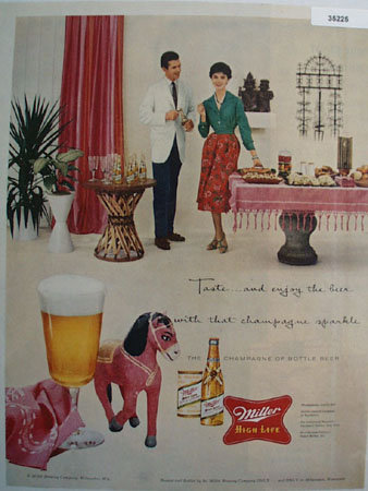 Miller Brewing Co. High Life Beer 1958 Ad
