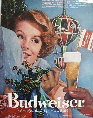 Anheuser Busch Budweiser Beer 1957 Ad