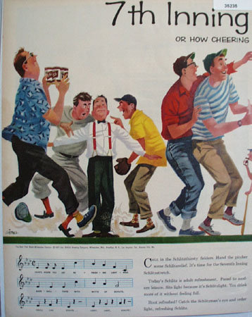 Schlitz Beer Be A Schlitzer 1957 Ad