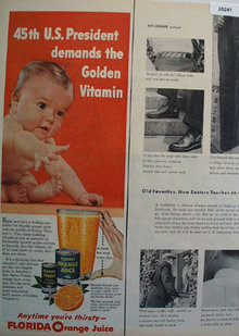Florida Orange Juice 1955 Ad