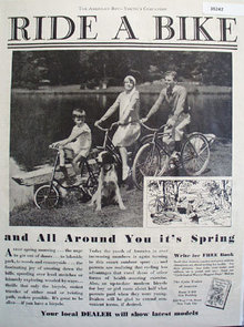 The Cycle Trades Of America 1930 Ad