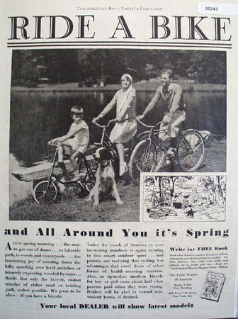 The Cycle Trades Of America 1930 Ad