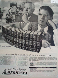 The Encyclopedia Americana 1958 Ad