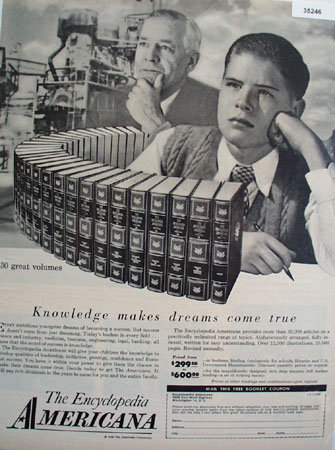 The Encyclopedia Americana 1958 Ad
