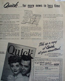 Quick Magazine 1952 Ad