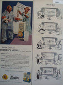 Bordens Fortified Skimmed Milk 1959 Ad