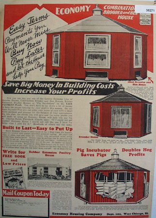 Economy Housing Co. Brooder House 1930 Ad