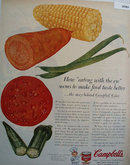 Campbells Vegetable Soup With Color 1956 Ad