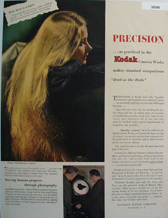 Eastman Kodak Co. 1945 Ad