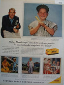 Kodak Kodacolor Film Mickey Mantle 1959 Ad
