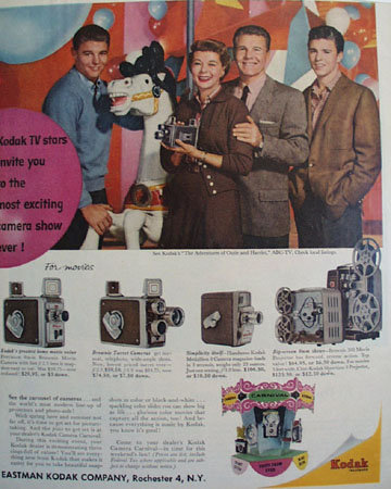 Eastman Kodak Co. The Nelsons 1958 Ad