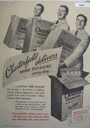 Chesterfield Cigarettes Delivers 1938 Ad