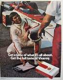 Viceroy Cigarettes Racing 1972 Ad