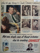 Camel Cigarettes Dennis O'Keefe 1952 Ad