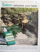 Salem Menthol Fresh Cigarettes 1957 Ad