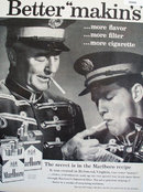 Marlboro Cigarette Secret Recipe 1959 Ad.