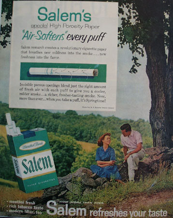 Salem Cigarette Springtime 1959 Ad