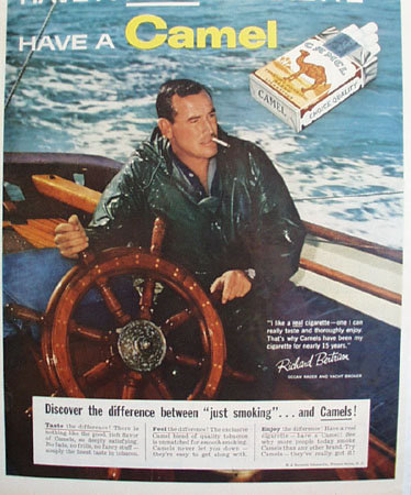 Camel Cigarette Richard Bertram 1959 Ad