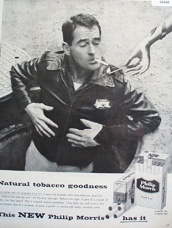 Philip Morris Cigarette 1956 Ad