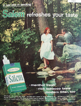 Salem Cigarette New Idea in Smoking 1959 Ad