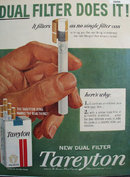 Tareyton New Dual Filter Cigarette 1959 Ad