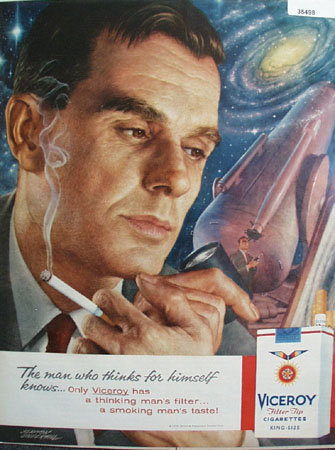 Viceroy Cigarette Filter Tip King Size 1959 Ad