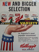 Kelloggs Cereal New Selection 1959 Ad
