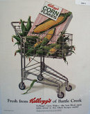 Kelloggs Corn Flakes Fresh Corn 1958 Ad