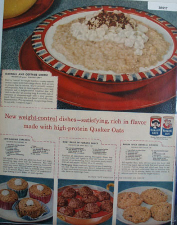 Quaker and Mothers Oats 1957 Ad