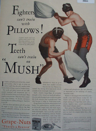 Grape Nuts Cereal Theres a Reason 1930 Ad