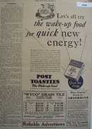 Post Toasties Corn Flakes 1930 Ad