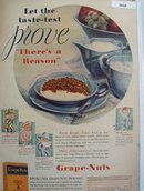 Grape Nuts Taste Test 1930 Ad