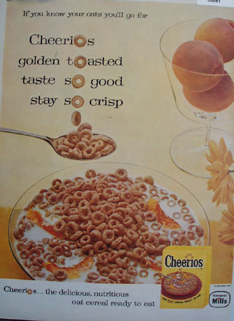 Cheerios the Oat Cereal Ready To Eat 1957 Ad