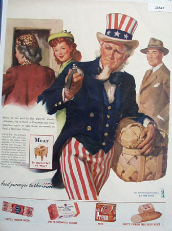 Swift and Company Meat 1945 Ad