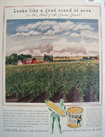 Green Giant Niblets Brand Corn 1942 Ad