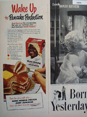 Aunt Jemima Pancakes 1951 Ad