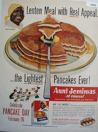 Quaker Oats Aunt Jemima Pancakes 1952 Ad