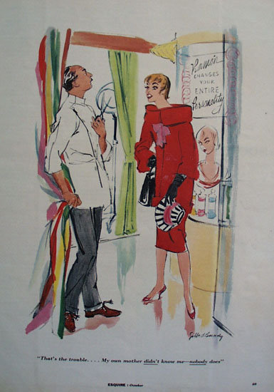 That Is The Trouble Cartoon 1953