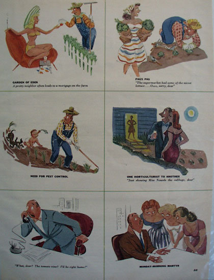 Station Wagon Farmer Cartoon 1953