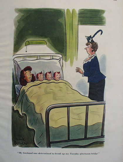 Maternity Ward Cartoon 1947