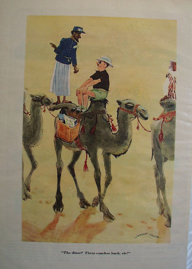 Man On Camel Cartoon 1947