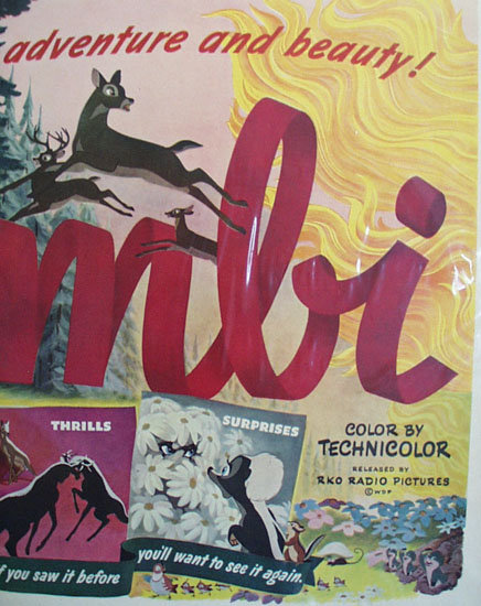 Walt Disney Bambi Ad 1948
