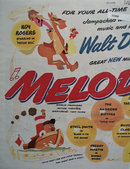Disneys Melody Time Movie Ad 1948