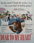 Disneys So Dear To My Heart Movie Ad 1949