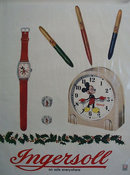 Ingersoll Watch Mickey Mouse Ad 1948