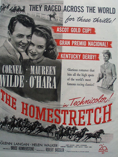 The Homestretch Movie Ad 1947