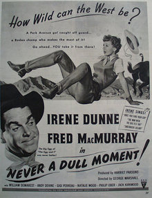 Never A Dull Moment Movie Ad 1950