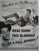 Never A Dull Moment Movie Ad 1950