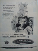 Man Of A Thousand Faces Movie Ad 1957
